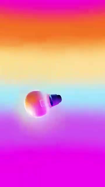 Bunte Glühbirne: After Effects template (Effects), motion design video