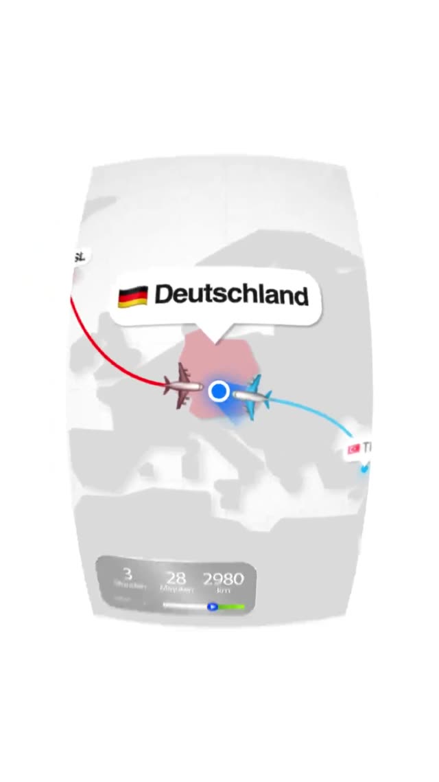 Deutschland Flug: After Effects template (Organic), motion design video
