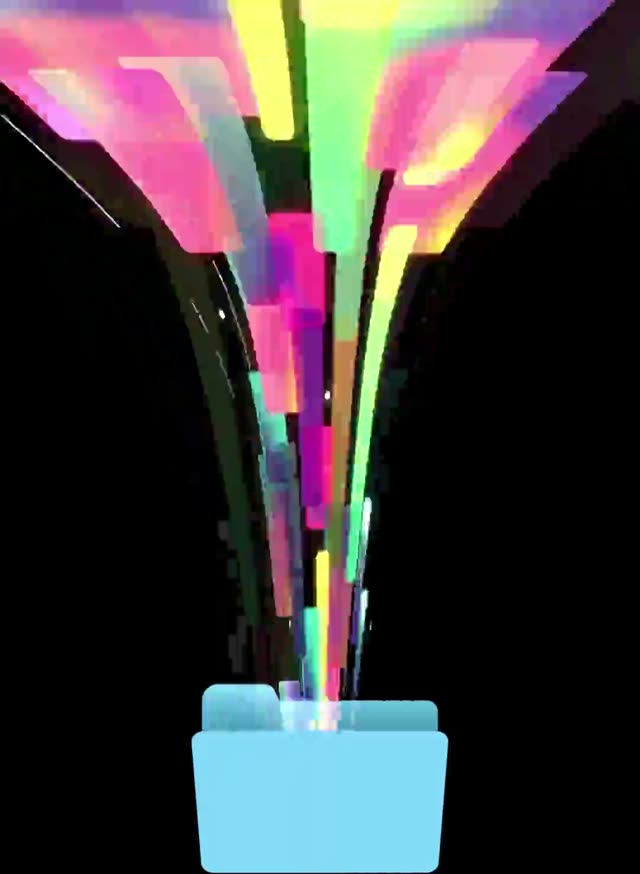 Farbiger Ordner: After Effects template (Effects), motion design video