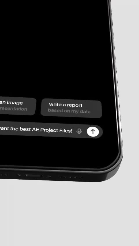 iPhone ChatGPT: After Effects template (Organic), motion design video