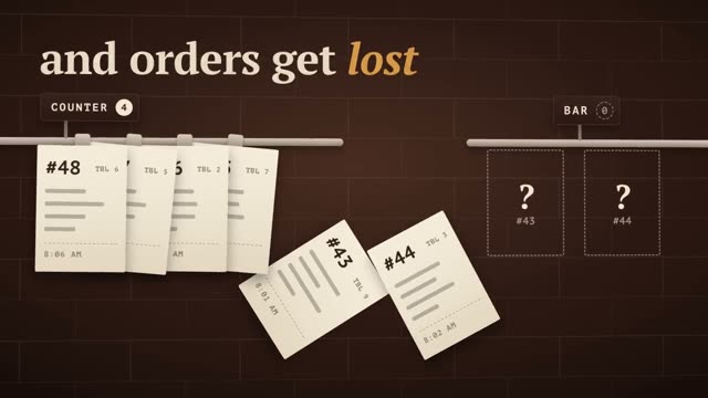 Brewst: AI-generated product film for a café point of sale, motion design video in 16:9