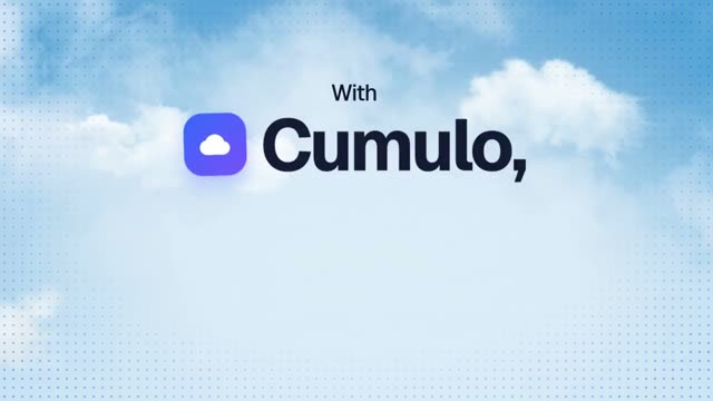 Cumulo: AI-generated product film for a video-meeting app, motion design video in 16:9