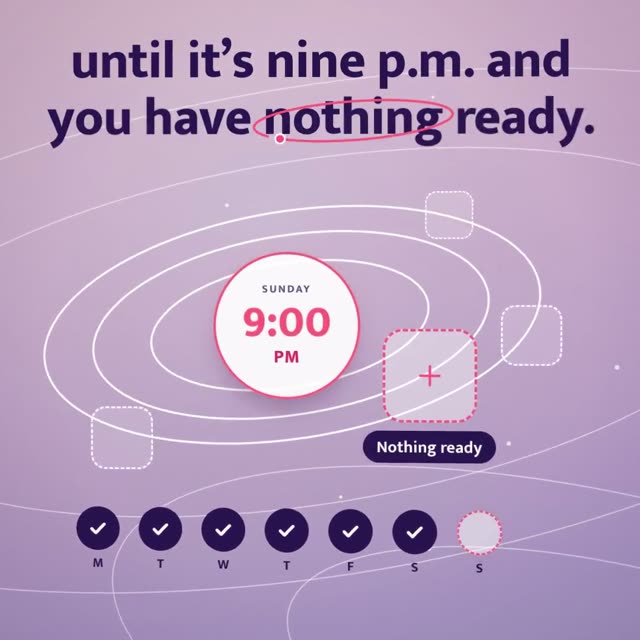 Orbita: AI-generated product film for a social media scheduler, motion design video in 1:1